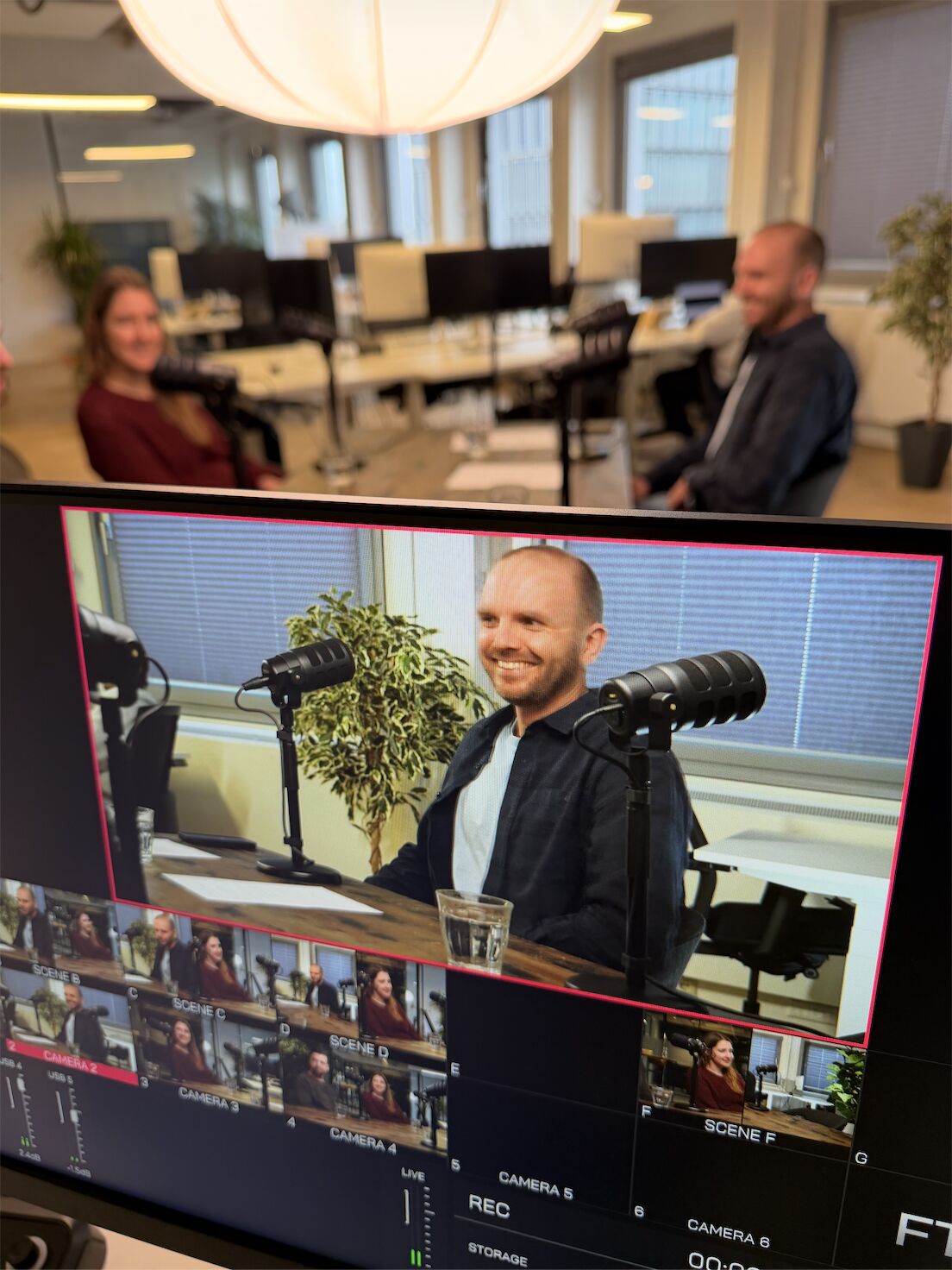 Kwestie van Data podcast opname bij Always Be Learning